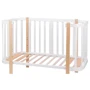 Ліжко Babyroom Місяць 120x60 набір 80x60 білий/натуральний (680871)