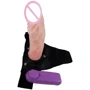 Страпон мужской с вибрацией BOSS - Adrian Hollow Strap-on vibrating 2.0, BS4600009-1