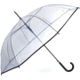 Парасолька-тростина жіночий напівавтомат HAPPY RAIN прозорий (U40970)