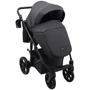 Коляска 2 в 1 Bair Ultra Soft U-452 Черный (680621): Материал колес резина (надувные)