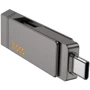 USB-флешка Hoco 256GB UD15 Clever Dual USB 3.2/Type-C Gray: Стандарт USB USB Type-C / USB 3.2