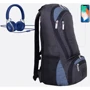 Сумка для ноутбуков Bagland 15.6" Granite Black/Gray (7072175): Материал текстиль