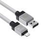 Кабель Baseus USB Cable to Lightning CoolPlay Series 2.4A 1m White (CAKW000402) фото 5