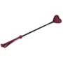 Шлепалка Liebe Seele Wine Red Riding Crop with Heart-Shape Tip