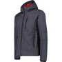Куртка CMP Man Jacket Zip Hood (3A01787N-25UM) 46 темно-сіра демісезон з капюшоном: Вид куртки