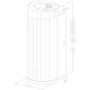Вытяжка Faber Corinthia Isola Ev8+ Dg Matt/Concrete A37 (110.0456.220): Тип воздухоочистителя Рециркуляция, Отвод