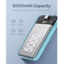 Внешний аккумулятор Baseus Power Bank 5000mAh Magnetic Wireless 20W Blue (P10022107313-00) фото 11