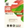 USB-флешка Mibrand 4GB Shark Silver USB 2.0 (MI2.0 / SH4U4S): Стандарт USB USB 2.0