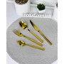 Набір столових приладів Bergner Sofia gold 24 предмети (BG-45143-GD)