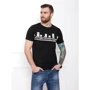 Футболка ISSA PLUS GN4-39 L черная с принтом