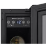 Винный шкаф Philco PW6GBI: Размеры ВxШxГ, см 81.3х14.8х52.5
