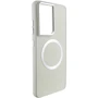 Чехол для телефонов TPU Case Bonbon Metal Style with MagSafe White for Samsung S928 Galaxy S24 Ultra: Тип накладка на заднюю часть