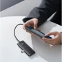 Адаптер Baseus Adapter Lite Series USB-C to 4хUSB3.0+USB-C Black (WKQX030301) фото 8