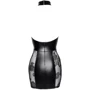 Платье Noir Handmade F238 Short tulle dress with powerwetlook inserts Вlack, XXL