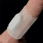 Насадка на член с вибрацией LoveToy Vibrating Spiral Knights Ring White III