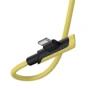 Кабель Baseus Cable USB-C to Lightning Colorful Elbow 18W 1.2m Yellow (CATLDC-A0Y) фото 3