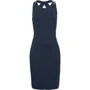 Платье Bruno Banani 81645640 54 синее вечернее до середины бедра: Фасон Футляр