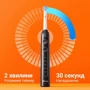 Зубная щетка Bitvae R2 Rotating с футляром и 8 насадками black: Технология чистки ультразвуковая