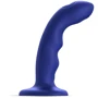 Насадка для страпона с двойной точечной пульсацией Strap-On-Me Tapping Dildo Wave - Night Вlue