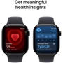 Apple Watch Series 11 GPS 42mm Jet Black Aluminium Case with Black Sport Band - M/L (MEQU4)