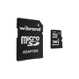Карта памяти Wibrand 8Gb microSDHC Сlass 10 UHS-I U1 + adapter (WICDHC10/8GB-A)