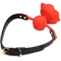 Кляп Master Series Blossom Silicone Rose Gag - Red