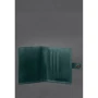 Обложка для удостоверения офицера BlankNote 11.0 зеленая (BN-OP-11-malachite): Формат кошелька Вертикальный