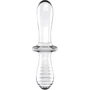 Стеклянный дилдо Satisfyer Double Crystal (Transparent)