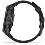 Смарт-часы Garmin Epix Pro (Gen 2) 47mm Sapphire Carbon Grey DLC Titanium with Black Leather Band (010-02803-30): Особенности С сапфировым стеклом, С большой автономностью, Водонепроницаемые, MP3-плеер, Бесконтактная оплата