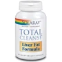 Solaray Total Cleanse Liver Fat Formula Детоксикація печінки 90 вегетаріанських капсул