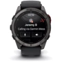 Смарт-часы Garmin Fenix 8 Pro MicroLED 51mm Sapphire Carbon Grey DLC Titanium with Black/Pebble Grey Silicone Band (010-03380-01)