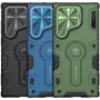 Чехол для телефонов Nillkin CamShield Armor Prop Blue for Samsung S928 Galaxy S24 Ultra: Материал TPU (термополиуретан) и поликарбонат
