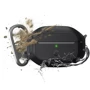 Чехол KeyBudz Element Series Waterproof Carbon Black (APP2_S7_CBK) for AirPods Pro 2 фото 3