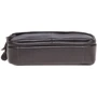 Мужская сумка через плечо Borsa Leather коричневая (k1t823-brown): Фактура Матовая, Зернистая