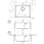 Кухонная мойка Deante Olfato ZPO 010B