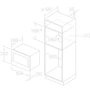 Встраиваемая микроволновая печь BOSCH BFR7221B1: Внутренний объем 21 л