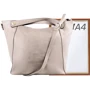 Женская сумка-мешок Amelie Galanti бежевая (A981179-beige): Материал Искусственная кожа