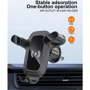 Держатель WUW Car Holder Air Vent Z29 Wireless Charger 15W Black: Производитель WUW