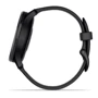 Смарт-годинник Garmin Vivomove Trend Slate Stainless Steel Bezel with Black Case and Silicone Band (010-02665-00): Матеріал ремінця силикон