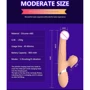 Вибратор с толчками и ротацией Boss Series Basia Thrusting Vibrator