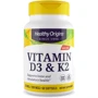 Healthy Origins Vitamin D3 50 mcg & Vitamin K2 200 mcg Вітамін Д3 та К2 60 гелевих капсул