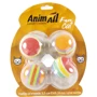 Набір м'ячів AnimAll Fun Cat VP029 EVA для кота 4 шт. (155873)