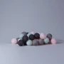 Гирлянда Cotton ball lights на 10 шаров 2,7м, Aqua-Grey: Применение Для дома