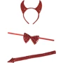 Рога, хвост и бантик для эротического образа Rubies