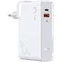 Зарядний пристрій Baseus Wall Charger Power Station GaN USB and USB-C 45W + Power Bank 1000mAh White (PPNLD-C02)