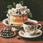 Алмазна мозаїка Ідейка Квіткові солодощі ©art_selena_ua AMO7905 40х40 см