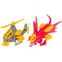 Игровой набор Road Rippers Snap'n Play Monster Attack - Red dragon vs Grey chopper (20301)
