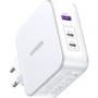 Зарядний пристрій Ugreen Wall Charger 2xUSB-C+USB CD289 GaN 140W з USB-C Cable White (15339): Особливості Быстрая зарядка, USB-C, Power Delivery (PD)