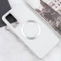 Аксессуар для смартфона TPU Case Bonbon Metal Style with MagSafe White for Samsung S901 Galaxy S22: Материал TPU (термополиуретан)