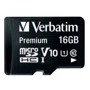Карта памяти Verbatim 16GB microSDHC Class 10 UHS-I U1 V10 + adapter (MDAVR-10/G)